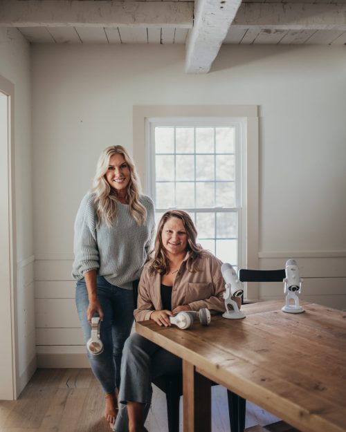Heather and Dianne, founders of Only Prettier Design and the Found Her podcast